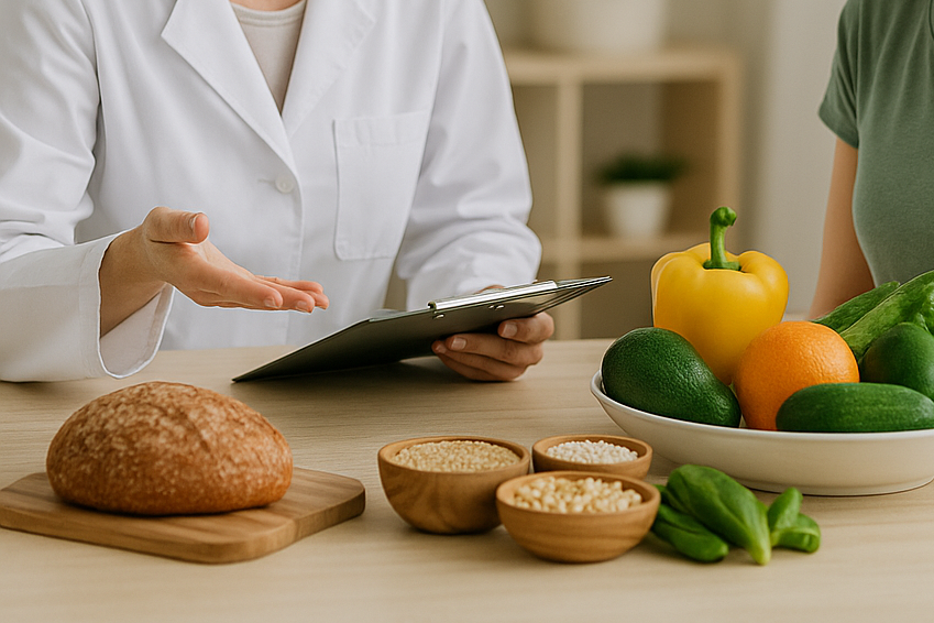 Dietas seguras sin gluten, reducción de molestias y educación para comer con tranquilidad en casa y fuera.
